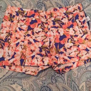 JCREW floral shorts
